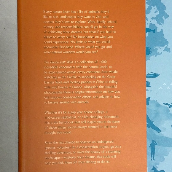 The Bucket List Wild Book By Kathryn Stathers Travel Nature Animals - Picture 3 of 16